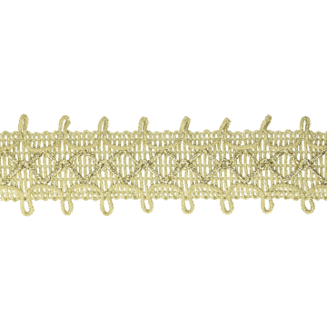 Lurexband 40mm - Light Gold