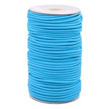 Gummikordel 3mm - 298 Aqua