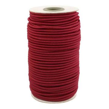 Gummikordel 3mm -763 Bordeaux