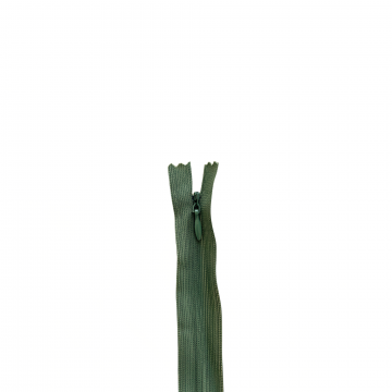 Nahtverdeckter Reissverschluss 40cm - 566 - Leger Groen 