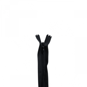 Nahtverdeckter Reissverschluss 40cm - 580 - Zwart 