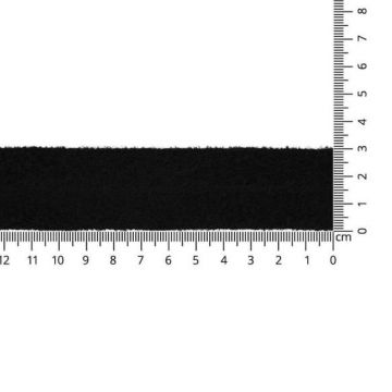 Einfassband mit Pelz-Effekt - 000 - Schwarz