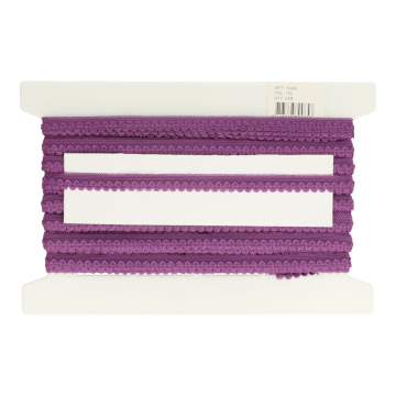Dessous - Spitzenband Elastisch - 15mm - Eggplant