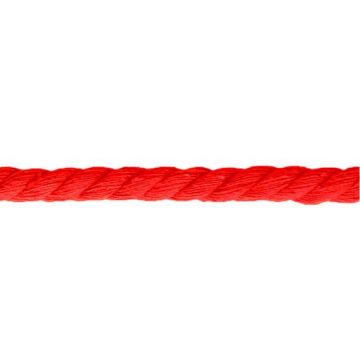 Baumwolle Kordel Gedreht 10-12 mm - Rot