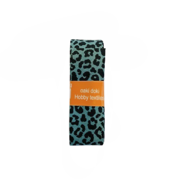 Schrägband - Leopard Old Green - 2m