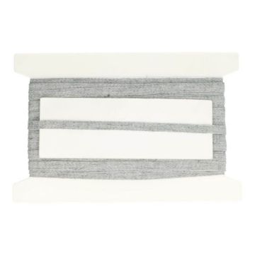 Stonewashed keperband 11mm - Licht Grijs