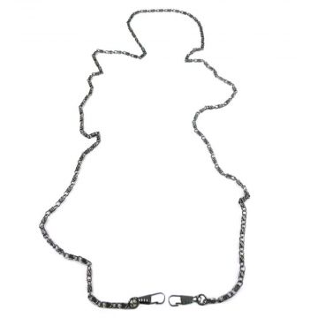 Taschenkette - 120cm - Antracite Silver