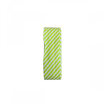Schrägbänder - 2m - Streifen - Lime Green
