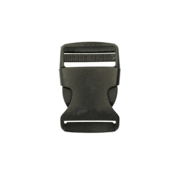 Steckschnalle schwarz - 40mm