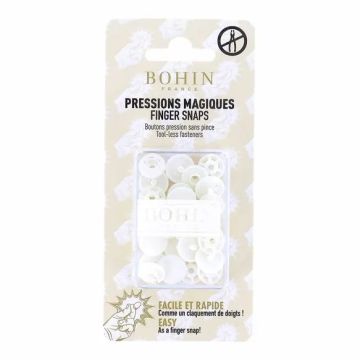 Bohin - Magischer Druckknopf 13mm - White