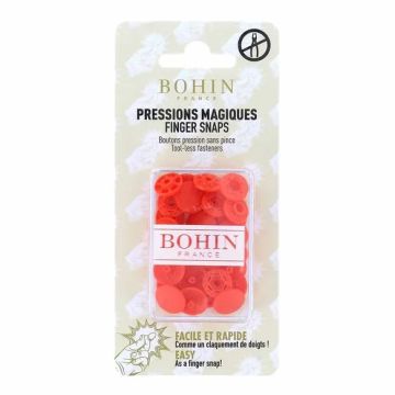 Bohin - Magischer Druckknopf 13mm - Orange