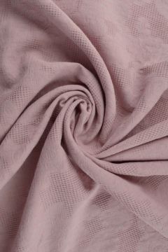 Katoen Jacquard - Vintage Roze