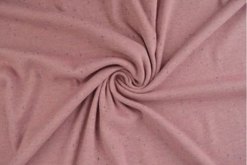 Baumwolljersey Speckles Collection -  Dark Old Pink