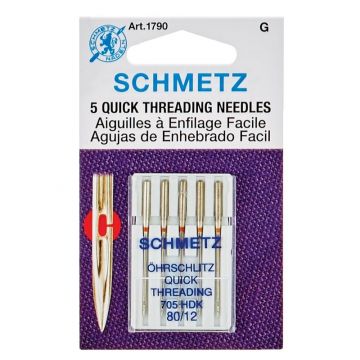 Schmetz quick threading 80-12