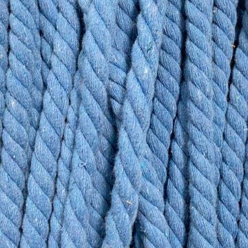 Kordel Gedreht 15-17mm - Jeans Blue