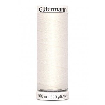 Gütermann 200 meter naaigaren - gebroken wit