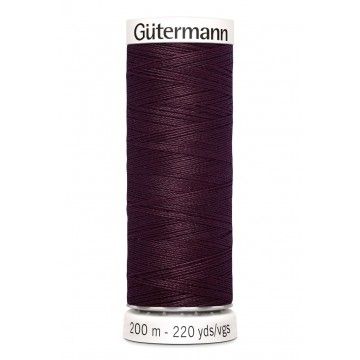 Gütermann 200 meter naaigaren - aubergine