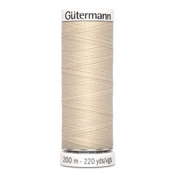 Gütermann 200 meter naaigaren - licht beige