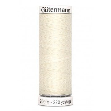 Gütermann 200 meter naaigaren - creme