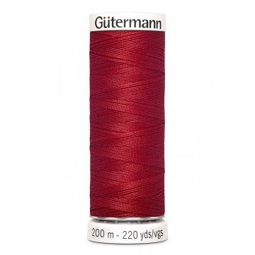 Gütermann 200 meter naaigaren - donker rood