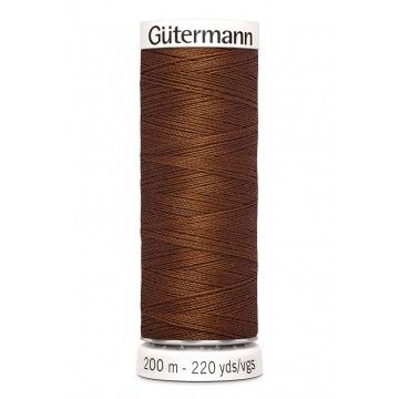 Gütermann 200 meter naaigaren - helder bruin