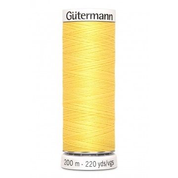 Gütermann 200 meter naaigaren - zacht geel
