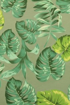 Jungle Leaves on Vintage Mint