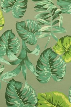 Jungle Leaves on Vintage Mint