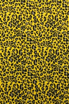 Badeanzugstoff - Bright Yellow Panther 