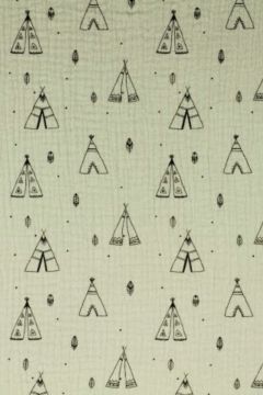 Musselin - Wigwam Light Grey 