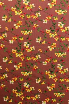 Little Mexican Floral on Plum