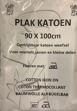 plak katoen 90x100