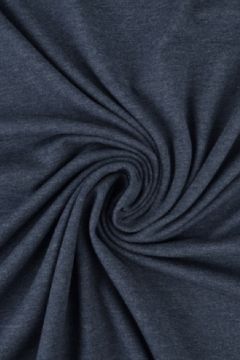 Baumwolle Jersey Jeansblau Melange - M15