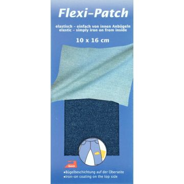 Reparaturstoff Jeans Stretch Reverse – Blau – 10 x 16 cm