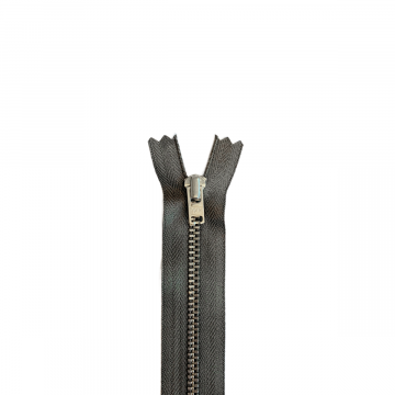 YKK - Reißverschluss für Hosen Nicht Teilbar - 12cm - Soft Brown - 399