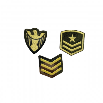 Applikation 3-pack - Army