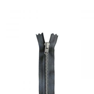 YKK - Reißverschluss für Hosen Nicht Teilbar - 20cm - Dark Grey - 182