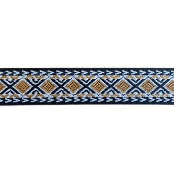 Luxus Taschenband - Diamond - Ocher/Taupe/Black