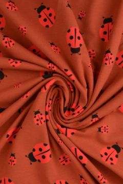 Baumwolle Jersey - Ladybug Rusty