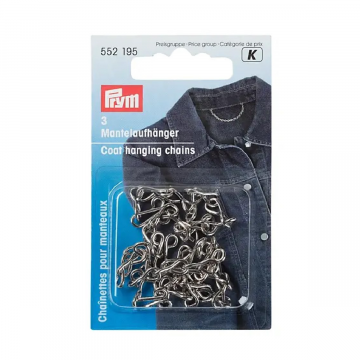 Prym - Mantelaufhänger 3 stück - Silver