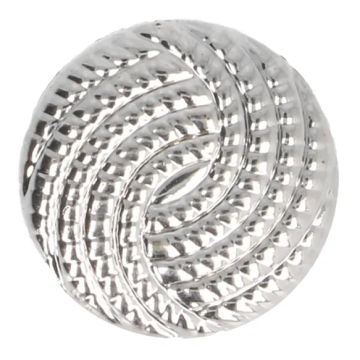 Knoop Milward - Zilver dots 15mm - 6 stuks