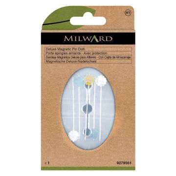 Milward Nadelkissen magn. mit Deckel u. Box - Weiß