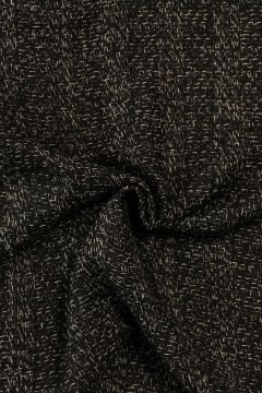 bouclé - Grafisch Gewebt Schwarz/Weiß