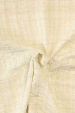 bouclé - Karo Creme/Vanille