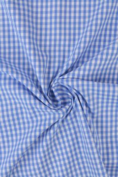 Blousestof - Light Grey Lines on White