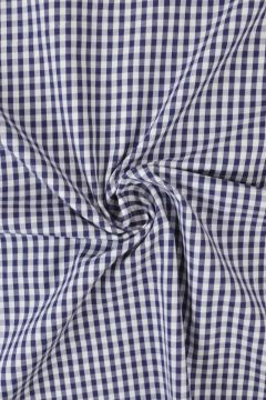 Blousestof - Light Grey Lines on White