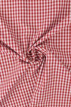 Blousestof - Light Grey Lines on White