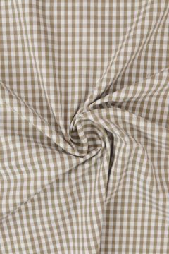 Blousestof - Light Grey Lines on White