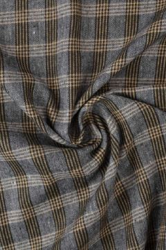 Flanell - Karostoff Camel/Black/White