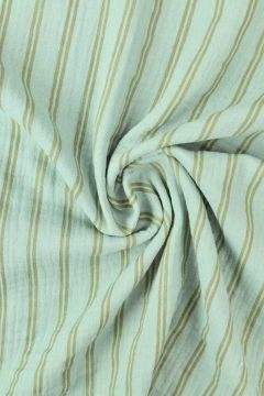 Hydrofiel - Green Stripes on Light Mint